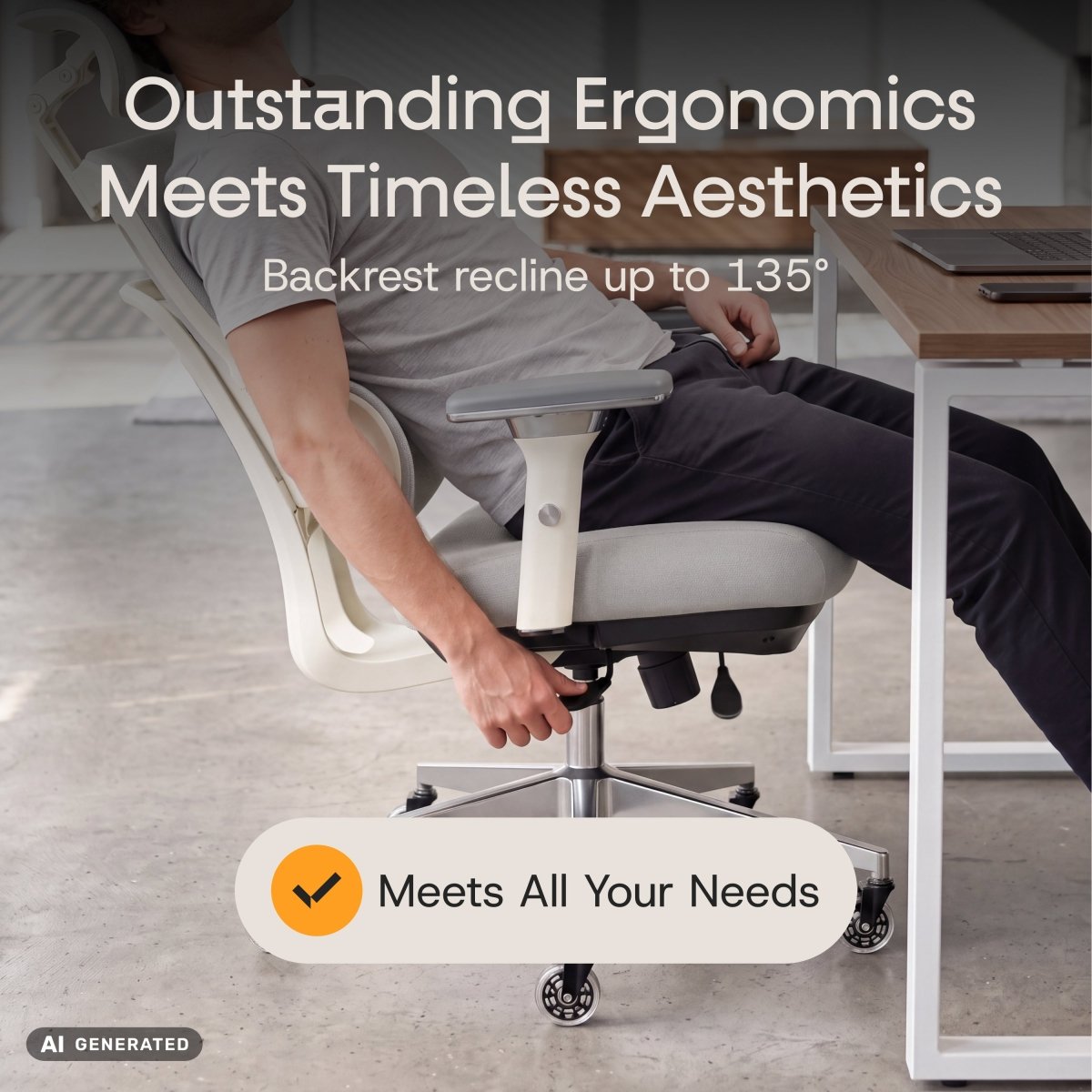 ProSeat – Ergonomic Office Chair - ClouvouChairs - US Black