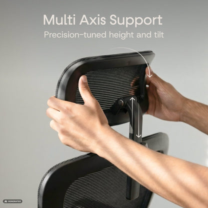 BrightSeat – Best Value Ergonomic Office Chair - ClouvouChairs - US Black