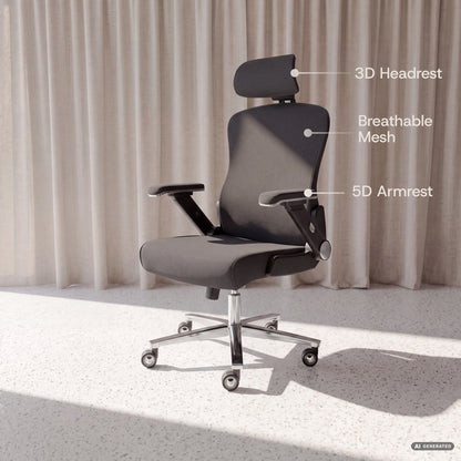 PowerSeat - Ergonomic Extra-Wide Office Chair