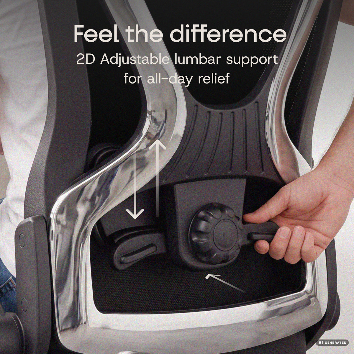 PowerSeat - Ergonomic Extra-Wide Office Chair