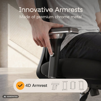ProSeat – Ergonomic Office Chair - ClouvouChairs - US Cream/Gray
