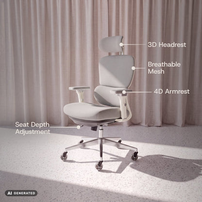 ProSeat – Ergonomic Office Chair - ClouvouChairs - US Black