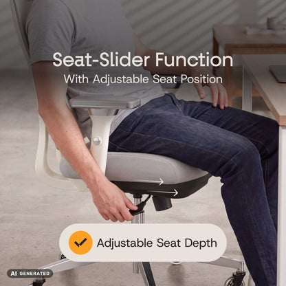 ProSeat – Ergonomic Office Chair - ClouvouChairs - US Black