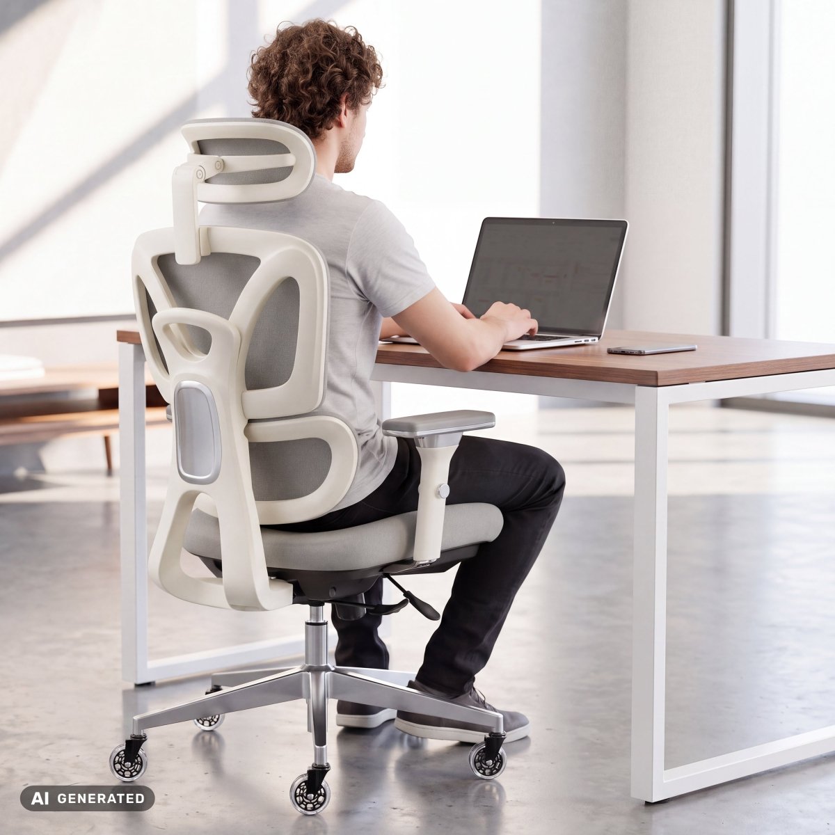 ProSeat – Ergonomic Office Chair - ClouvouChairs - US Black