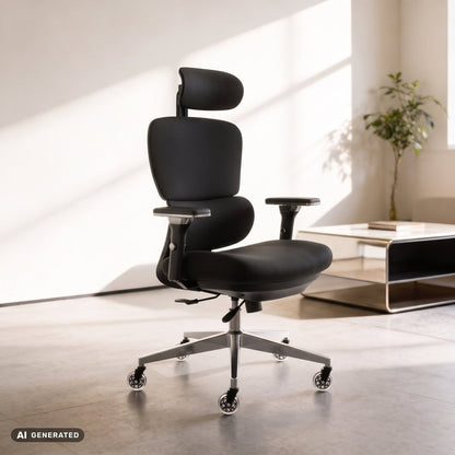 ProSeat – Ergonomic Office Chair - ClouvouChairs - US Black