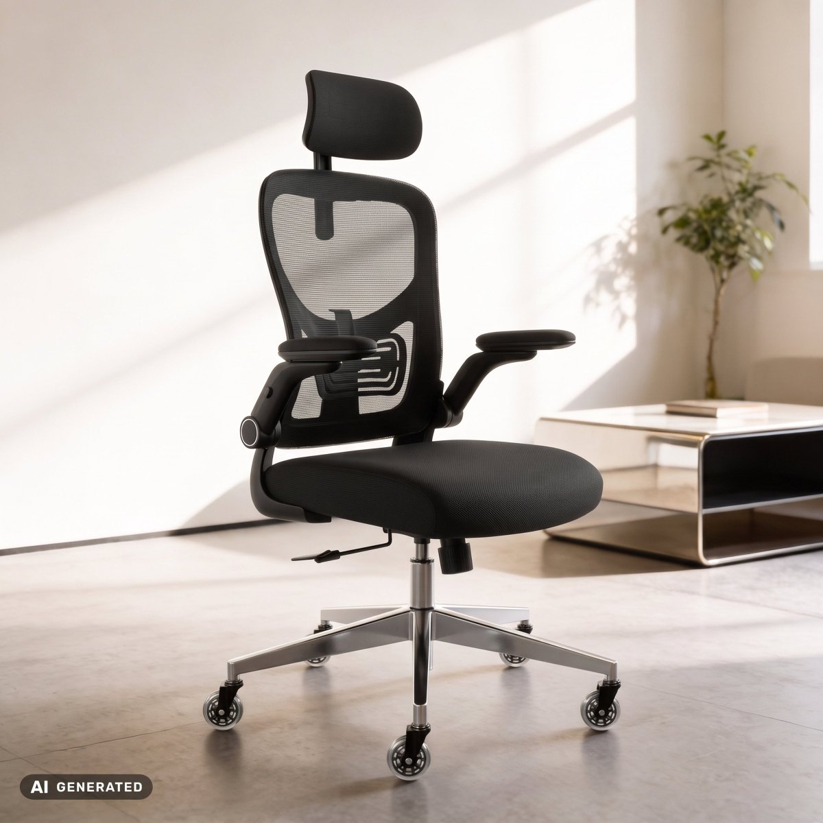 SmartSeat – Ergonomic Office Chair - ClouvouChairs - US Black
